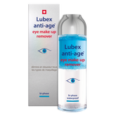 Two-phase liquid texture of Lubex anti-age Eye Make-Up Remover – gentle on sensitive eye contour